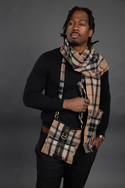 Thompson Camel Deluxe Pocket Scarf
