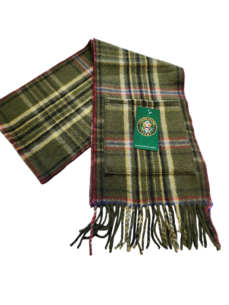 US Army Emblem Deluxe Wool Pocket Scarf
