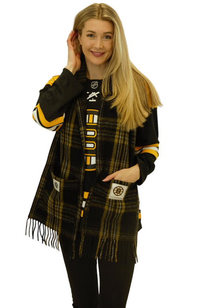 Boston Bruins Wool Pocket Scarf