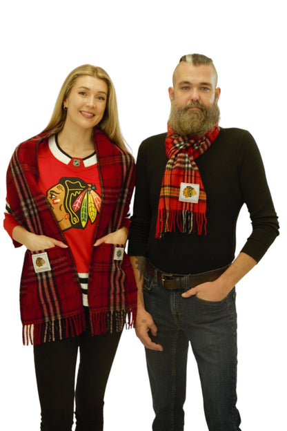 Chicago Blackhawks Wool Pocket Scarf