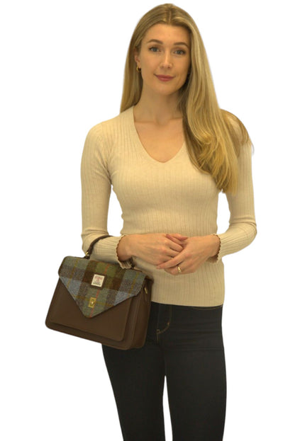Harris Tweed Large Satchel