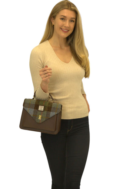 Harris Tweed Large Satchel