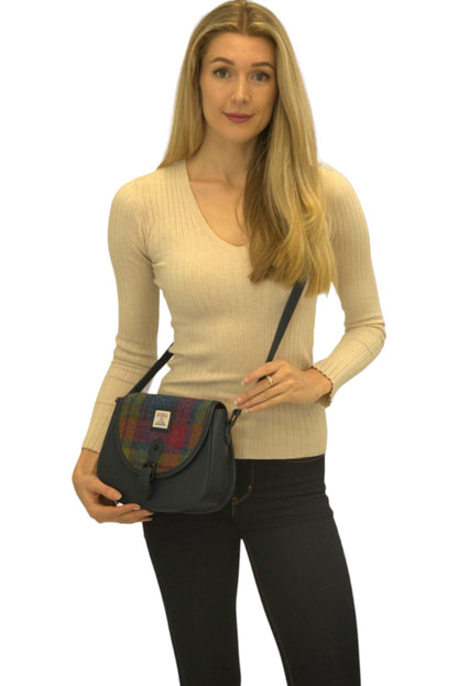 Harris Tweed Saddle Bag