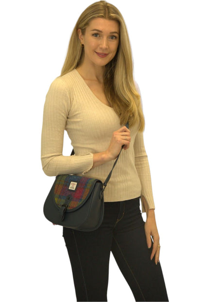 Harris Tweed Saddle Bag