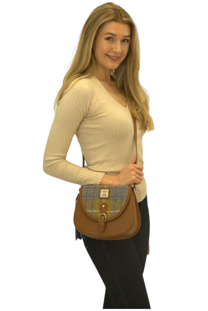 Harris Tweed Saddle Bag