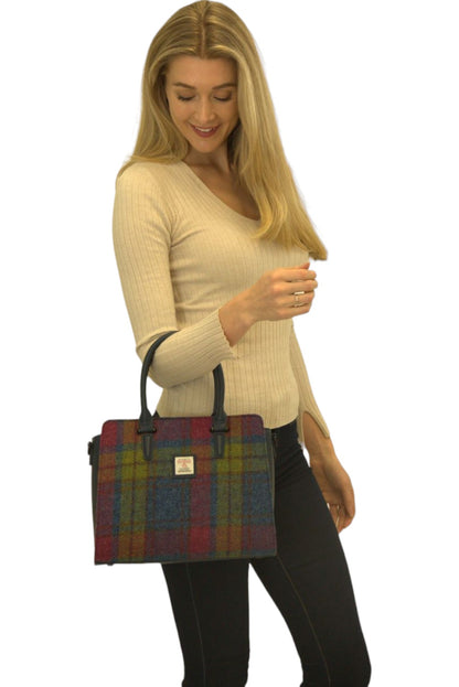 Harris Tweed Double Handle Tote