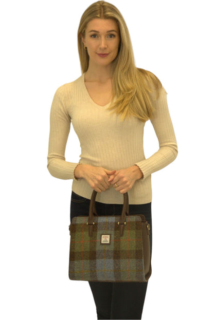 Harris Tweed Double Handle Tote