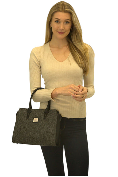 Harris Tweed Double Handle Tote