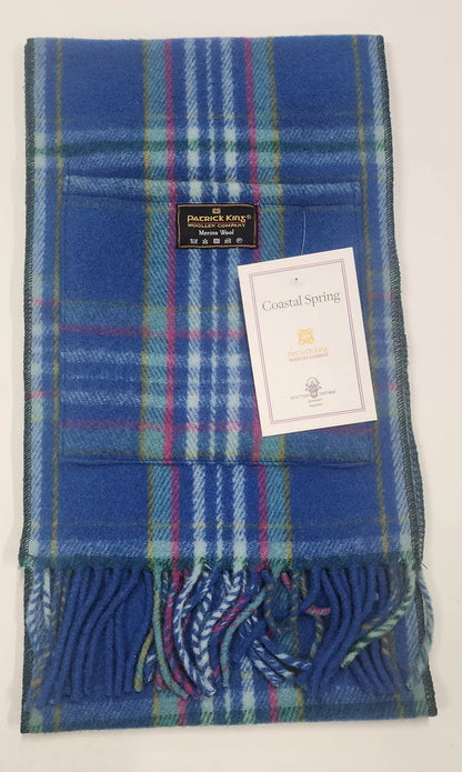 Coastal Spring Deluxe Pocket Scarf