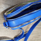 Stewart Muted Blue Wool Cross Body Bag