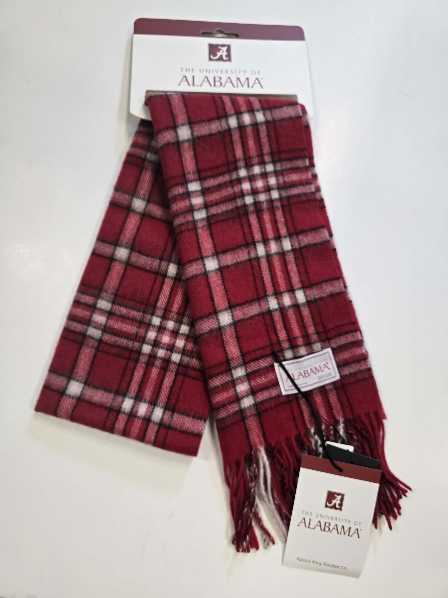 University of Alabama Lambswool Scarf – Patrick King Woollen Company