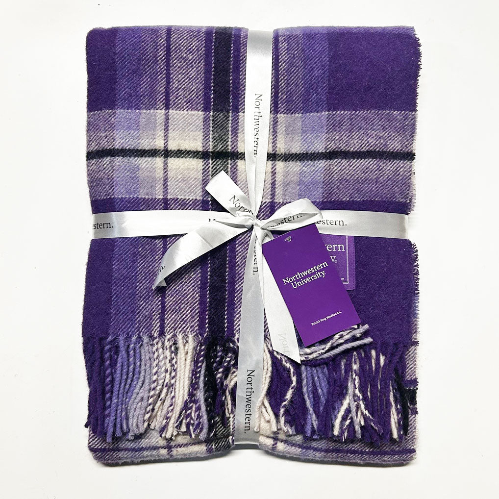 Northwestern University Wool Throw