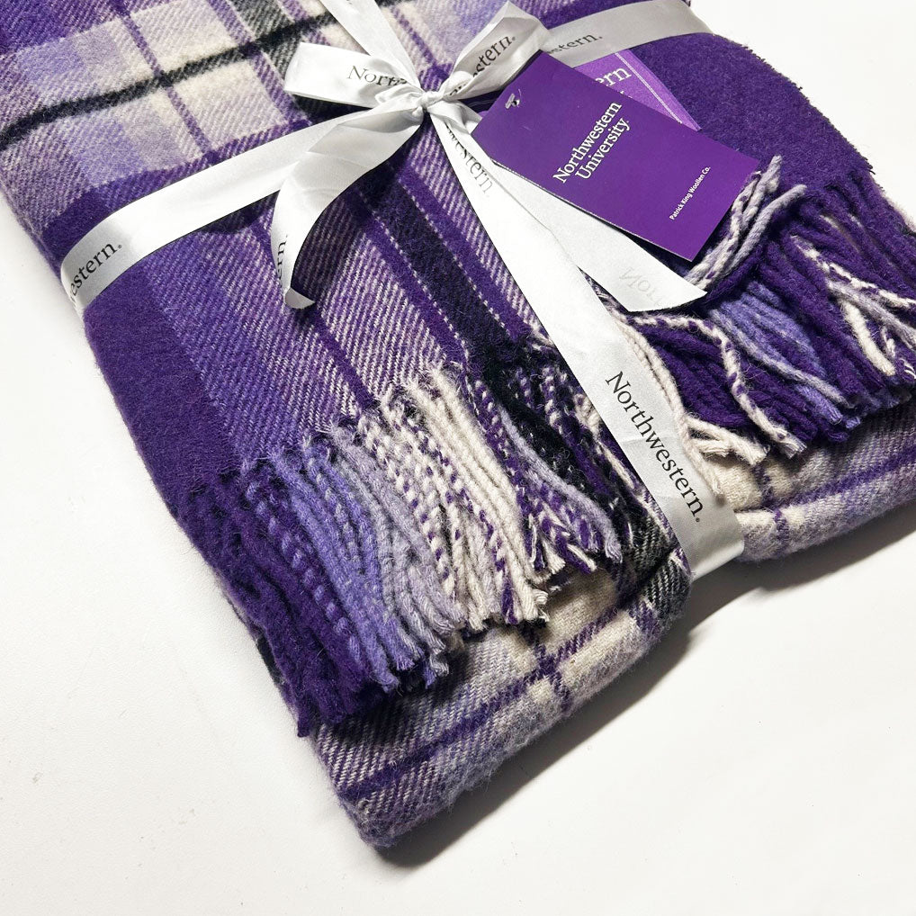 Northwestern University Wool Throw