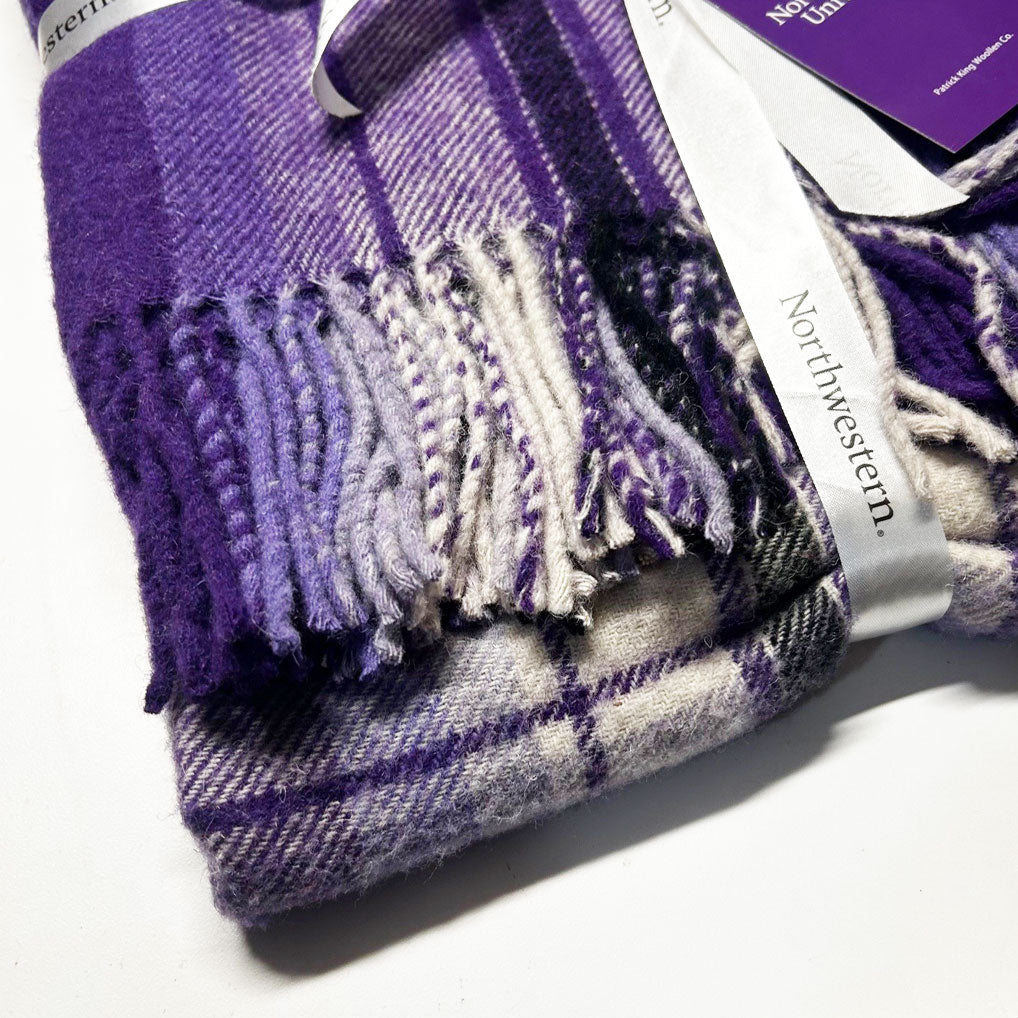 Northwestern University Wool Throw