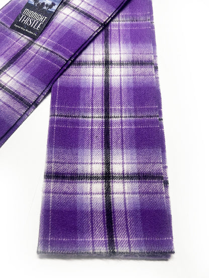 Midnight Thistle Lambswool Scarf