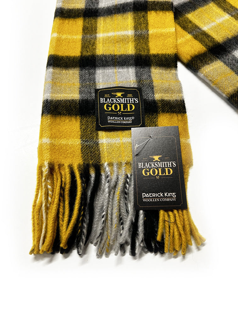 Blacksmith's Gold Extra Long Lambswool Scarf