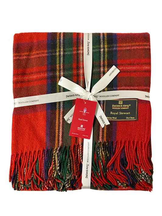 Royal Stewart Deluxe Wool Blanket