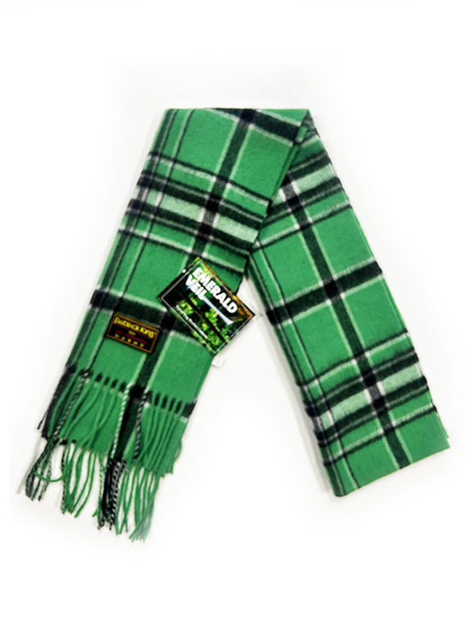 Emerald Veil Lambswool Scarf