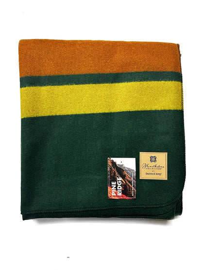 Pineridge Striped Heavy Wool Blanket