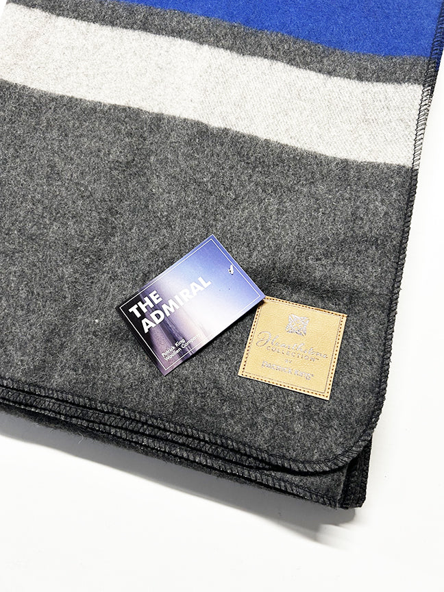 Admiral Striped Heavy Wool Blanket