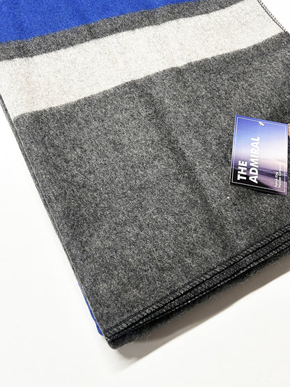 Admiral Striped Heavy Wool Blanket