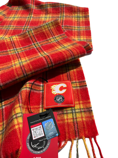 NHL Lambswool Scarf Calgary Flames