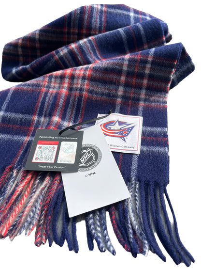 Columbus Blue Jackets Lambswool Scarf Extra Long