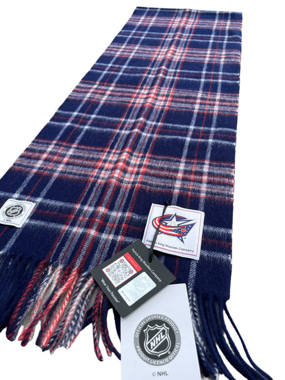 Columbus Blue Jackets Lambswool Scarf Extra Long