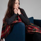 Dark Maple Merino Knee Blanket