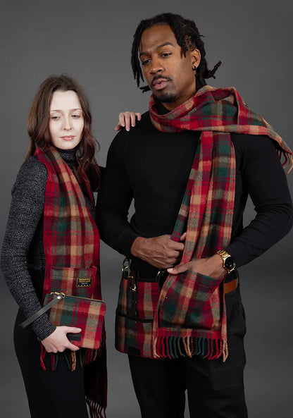 Dark Maple Deluxe Pocket Scarf