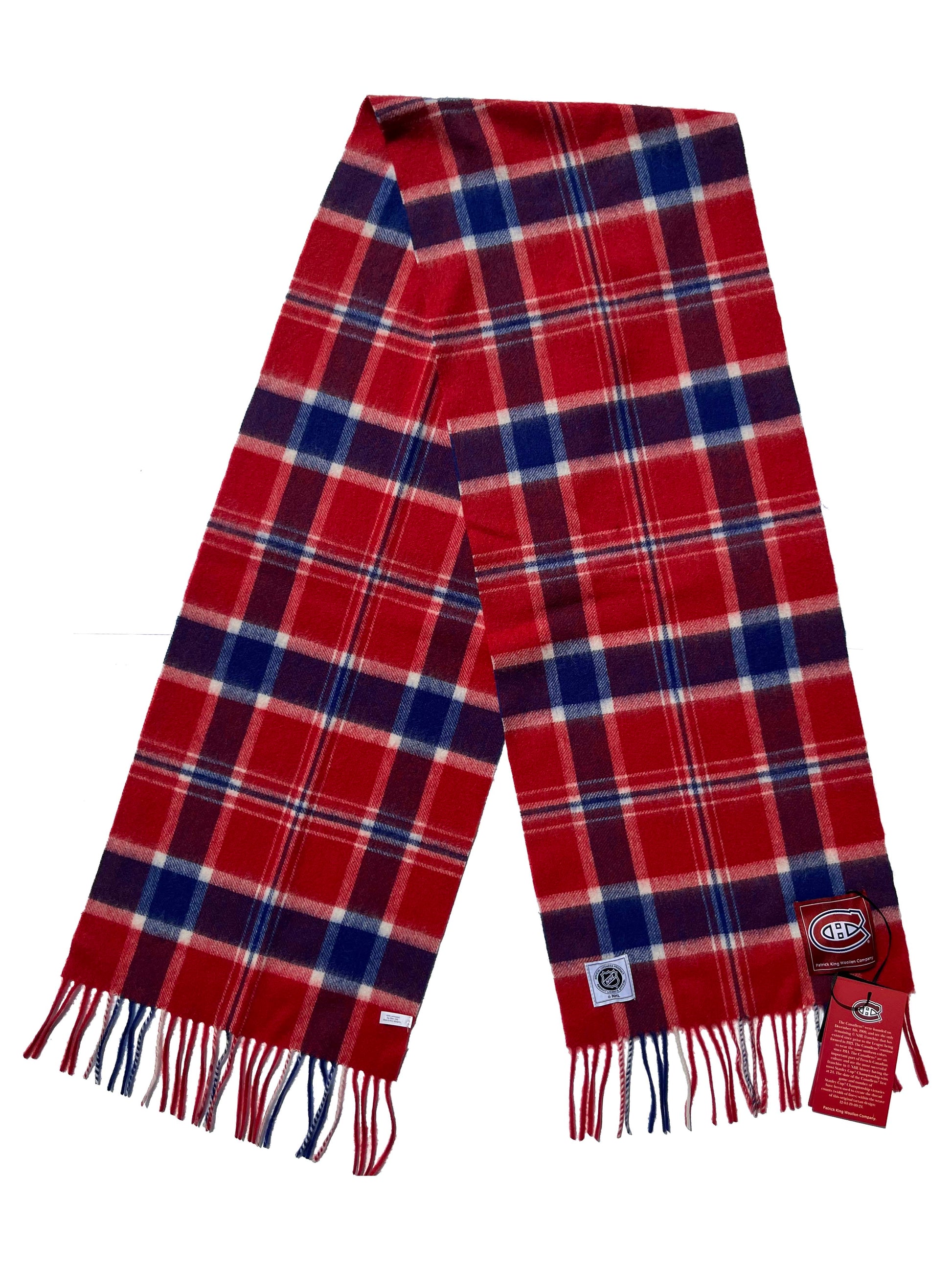 NHL Lambswool Scarf Montreal Canadiens