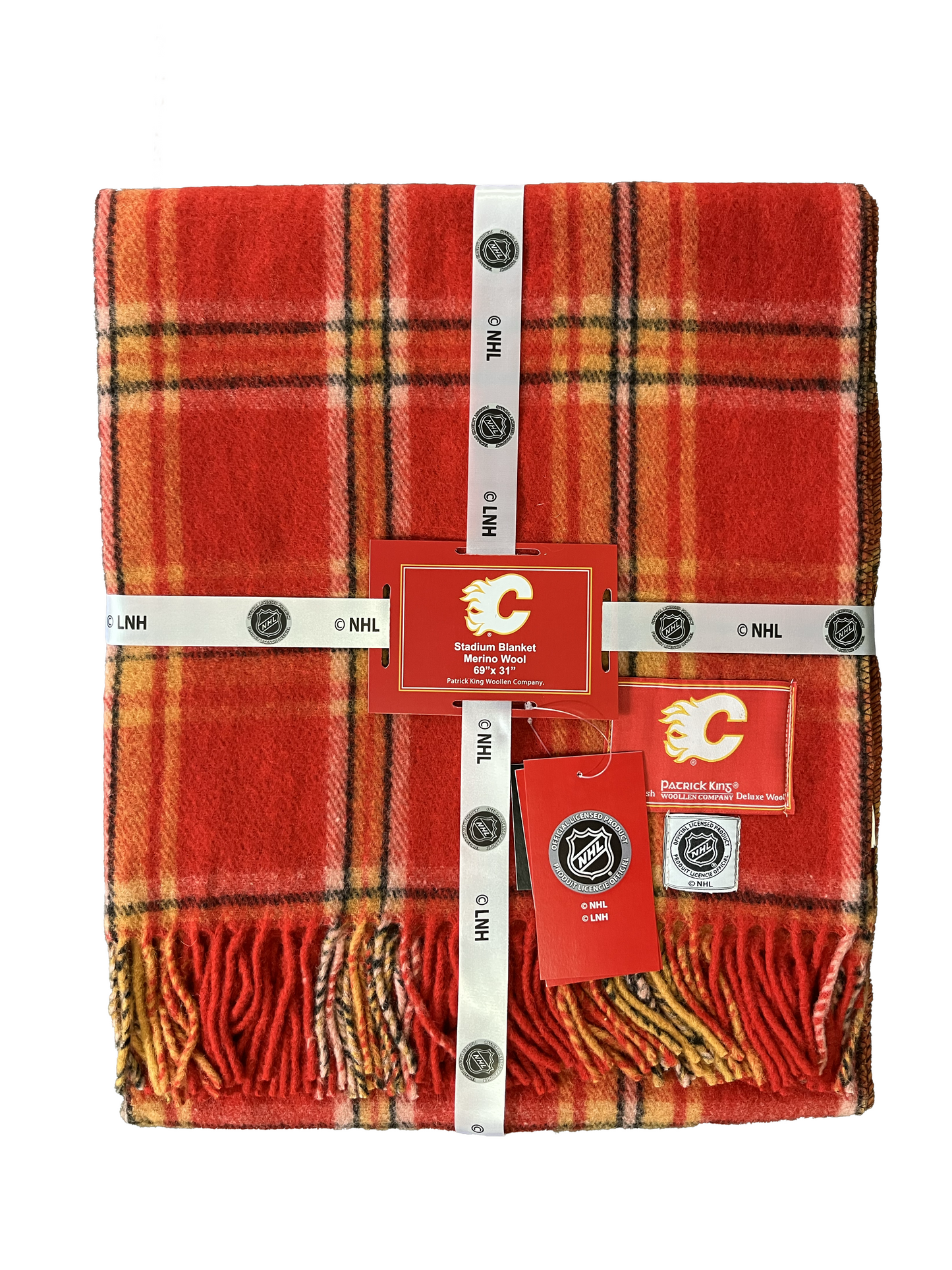 Calgary Flames Wool Stadium Blanket