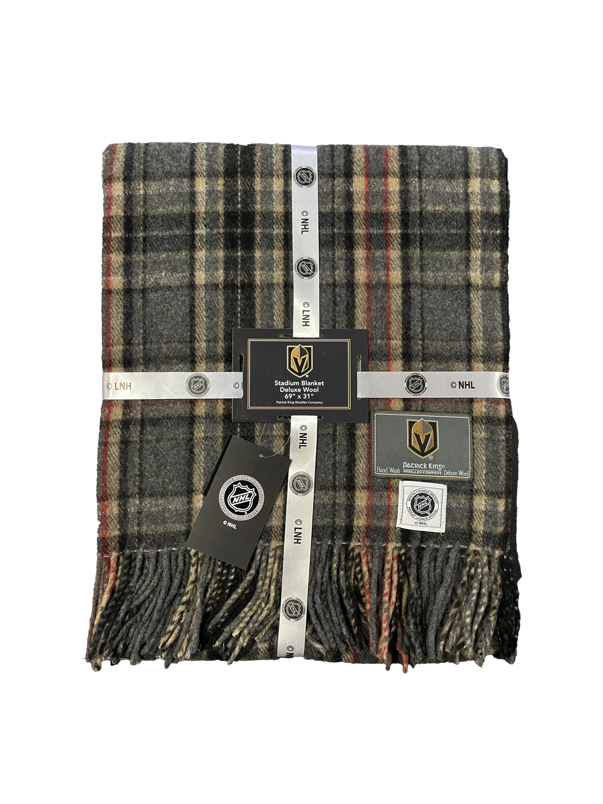 Knight Wool Padding Vegas Golden Knights Wool Stadium Blanket – Patrick King Woollen Company