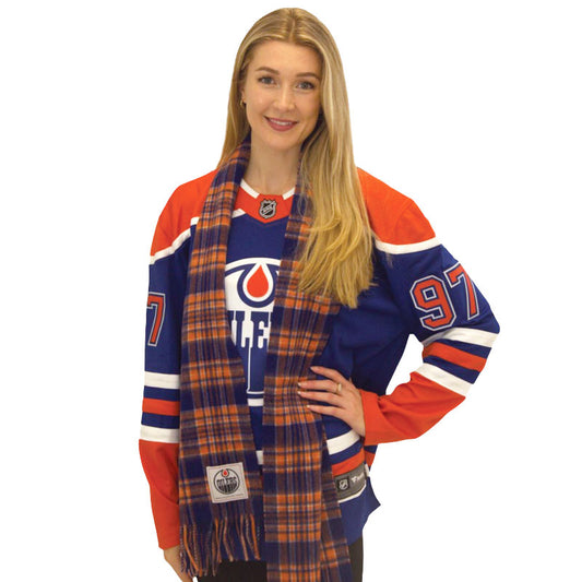 Edmonton Oilers Extra Long Lambswool Scarf