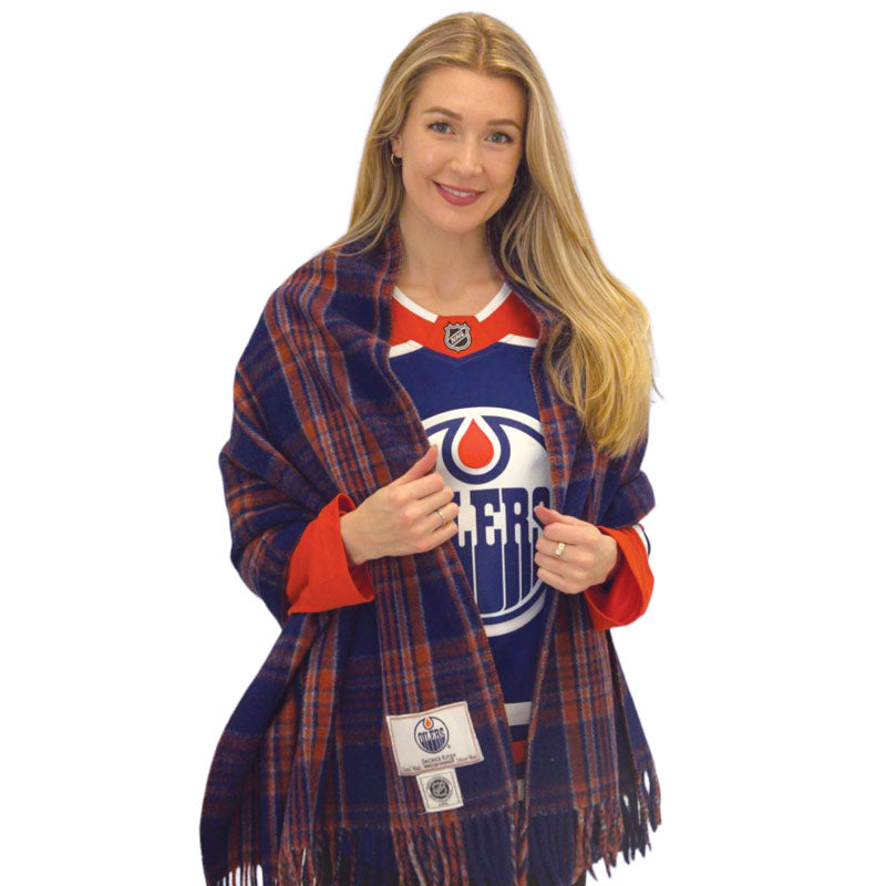 Edmonton Oilers Wool Stadium Blanket