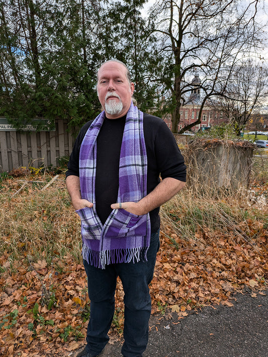 Northwestern Tailgating Pocket Scarf