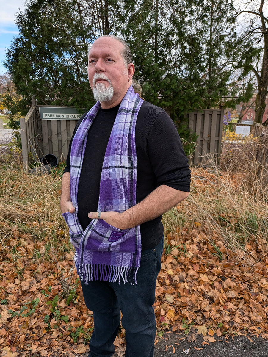 Northwestern Tailgating Pocket Scarf