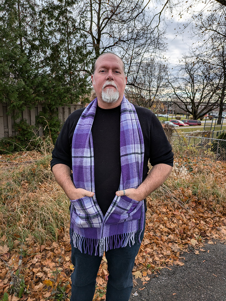 Northwestern Tailgating Pocket Scarf