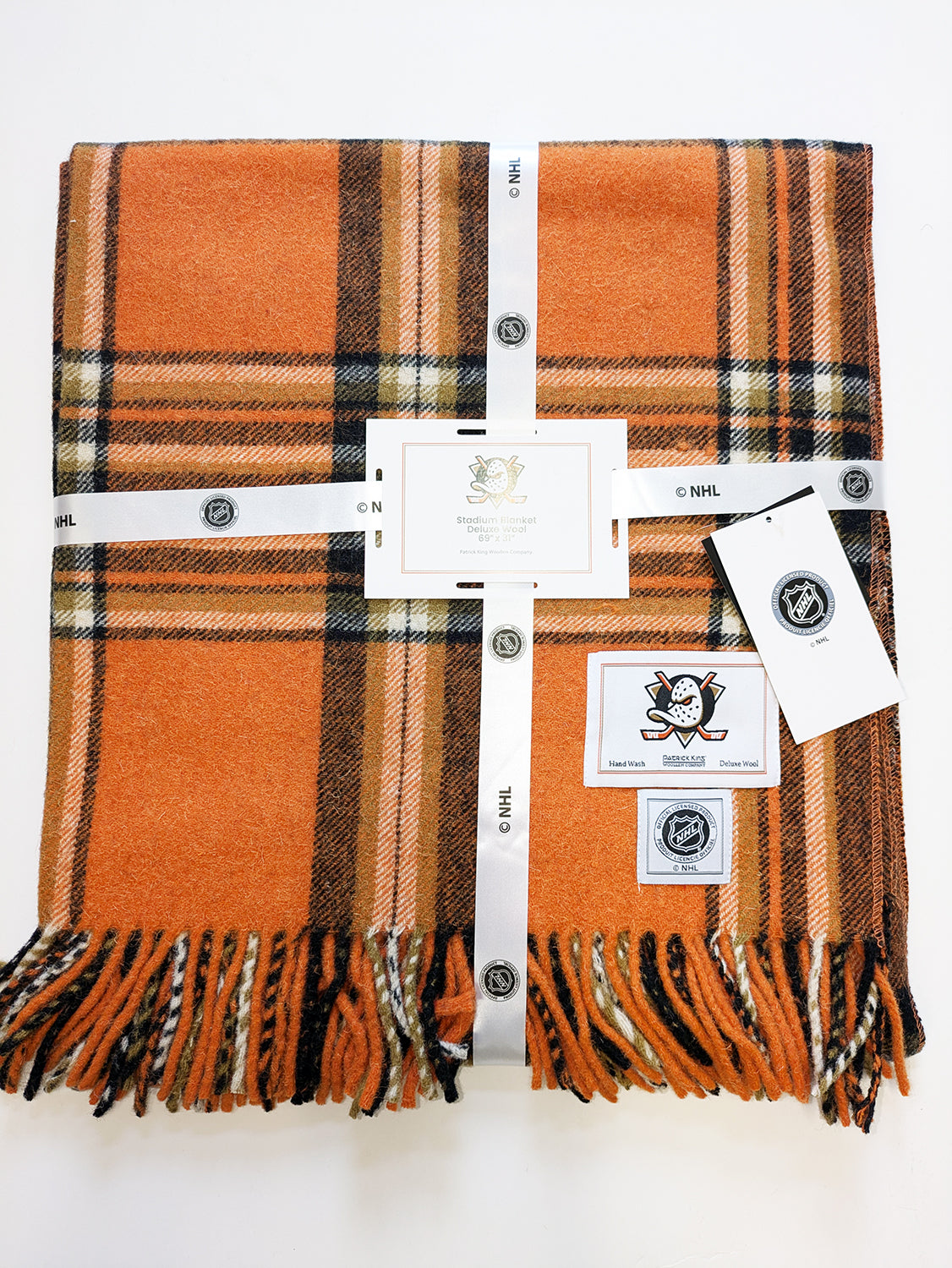 Anaheim Ducks Wool Stadium Blanket