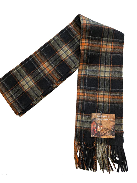 Guy Fawkes Lambswool Tartan Scarf