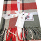 Ohio State University Tartan Throw