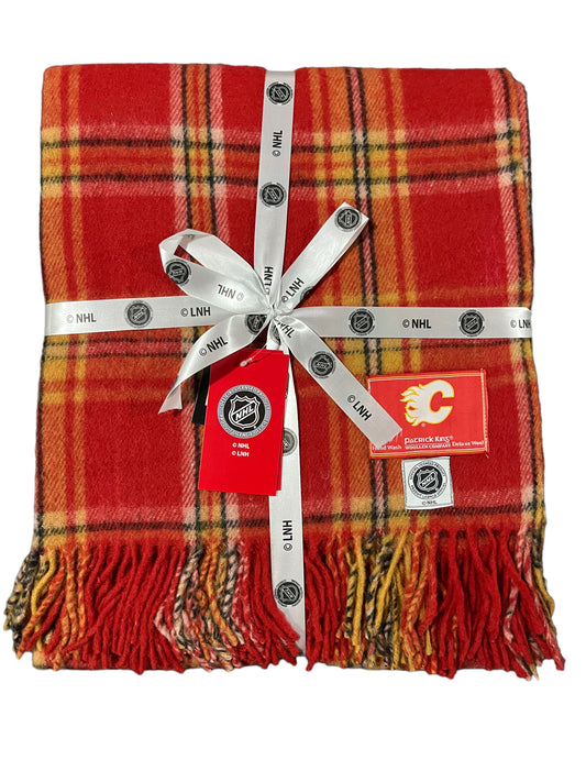 Calgary Flames Wool Blanket
