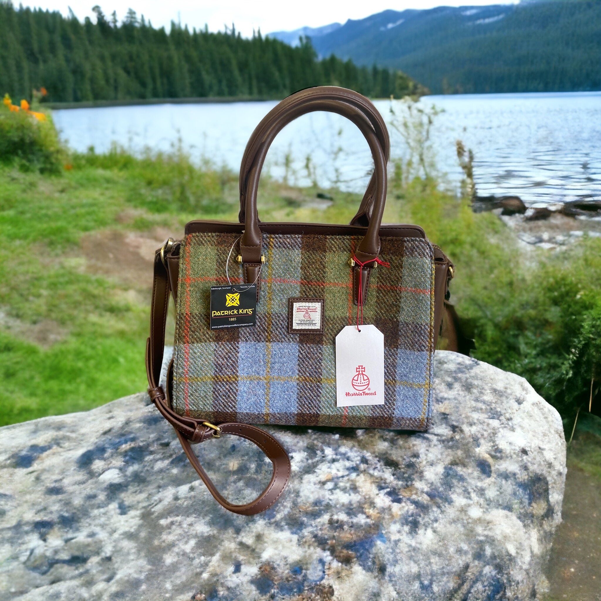 Harris Tweed Double Handle Tote