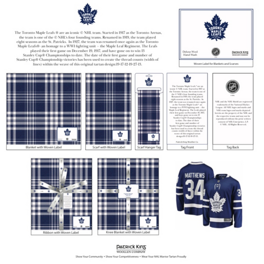 Toronto Maple Leafs Wool Stadium Blanket
