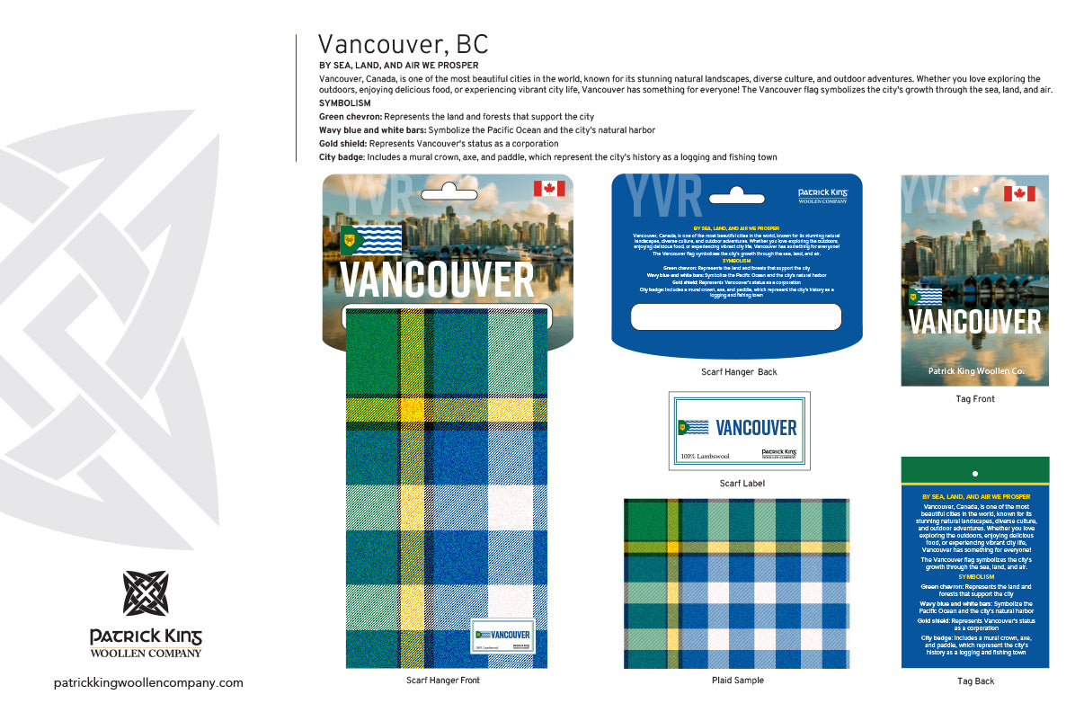 City of Vancouver Lambswool Scarf