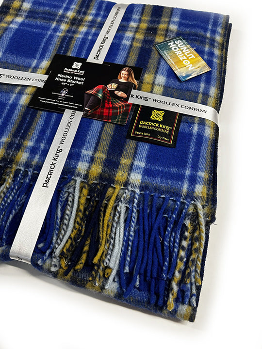 Sunlit Horizon Deluxe Wool Knee Blanket