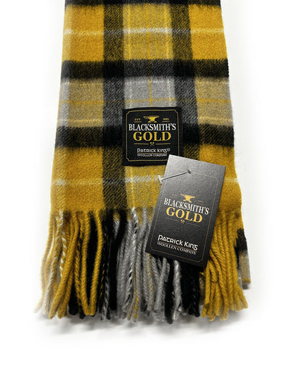 Blacksmith's Gold Extra Long Lambswool Scarf