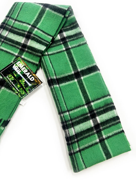 Emerald Veil Lambswool Scarf