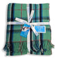 Caribbean Blue Deluxe Wool Blanket