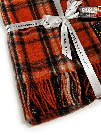 Autumn Ember Deluxe Wool Knee Blanket